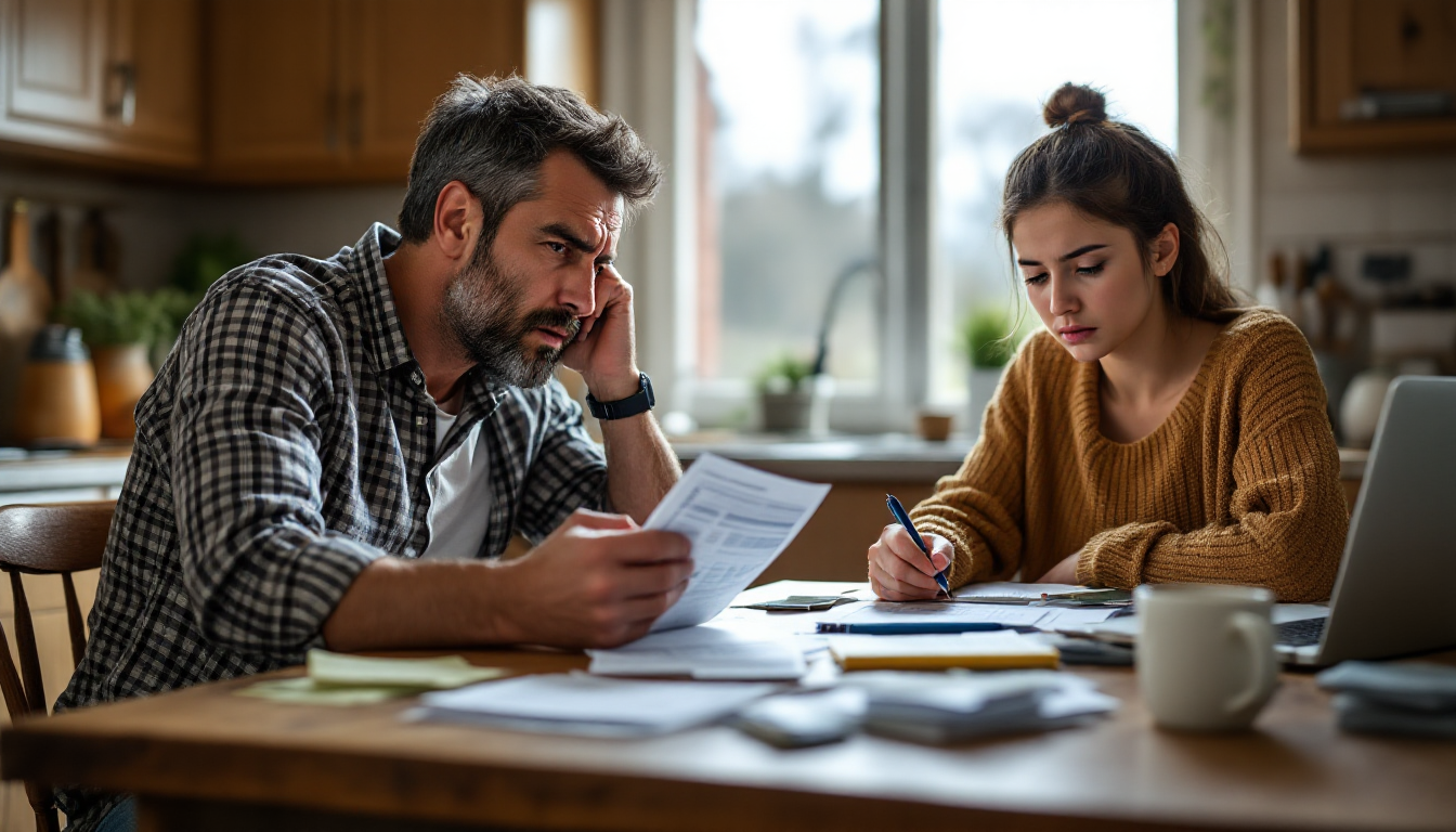 물가상승으로 인한 구매력 하락을 보여주는 저울 이미지